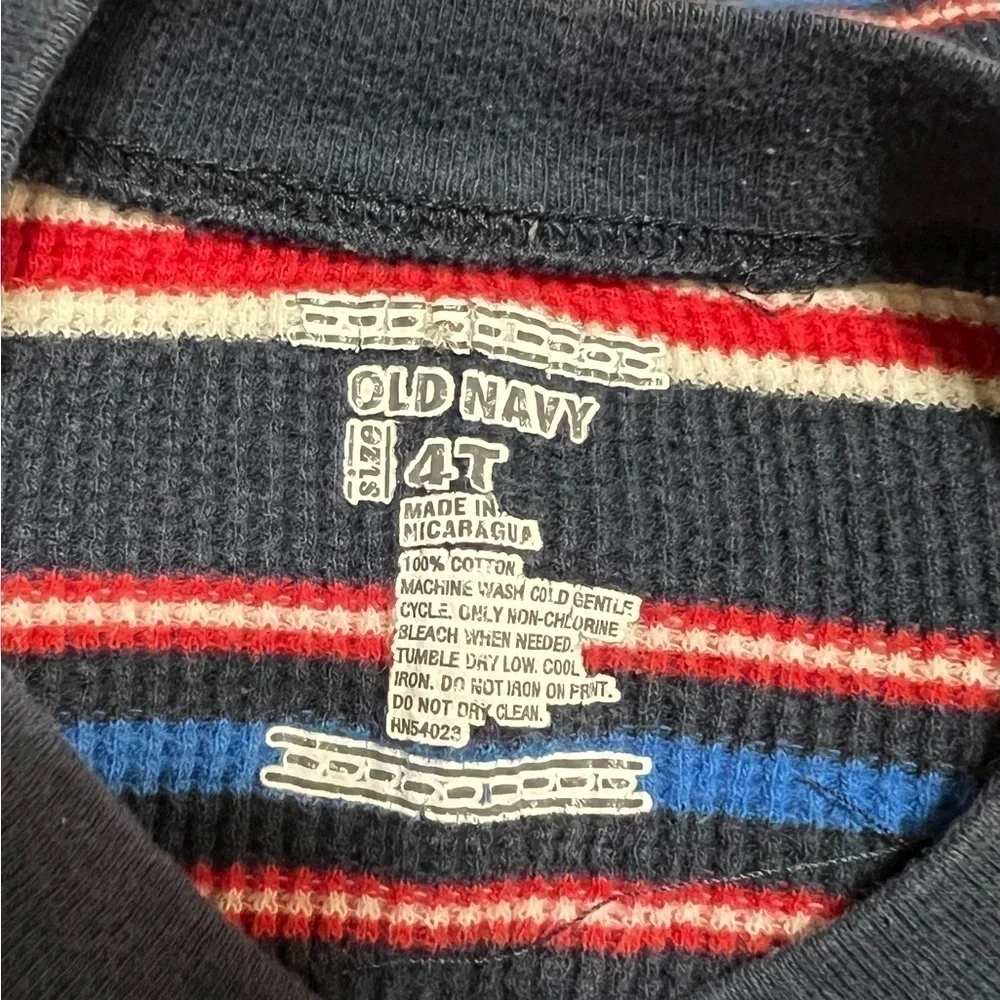 OLD Navy & Garanimals Long Sleeve Thermal Tops (Sz 3t & 4t)